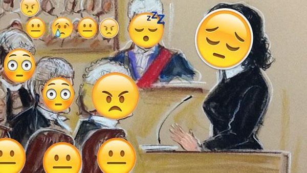 Les smileys et Emoji envahissent les cours de justice