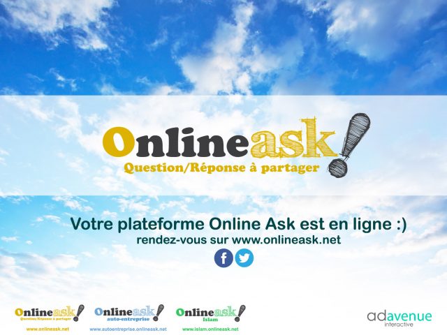 Votre plateforme Online Ask est maintenant en ligne !