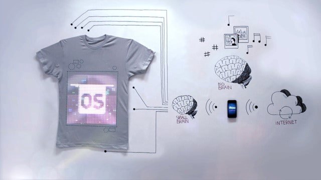 Tshirt lumineux signé Heart Jacking